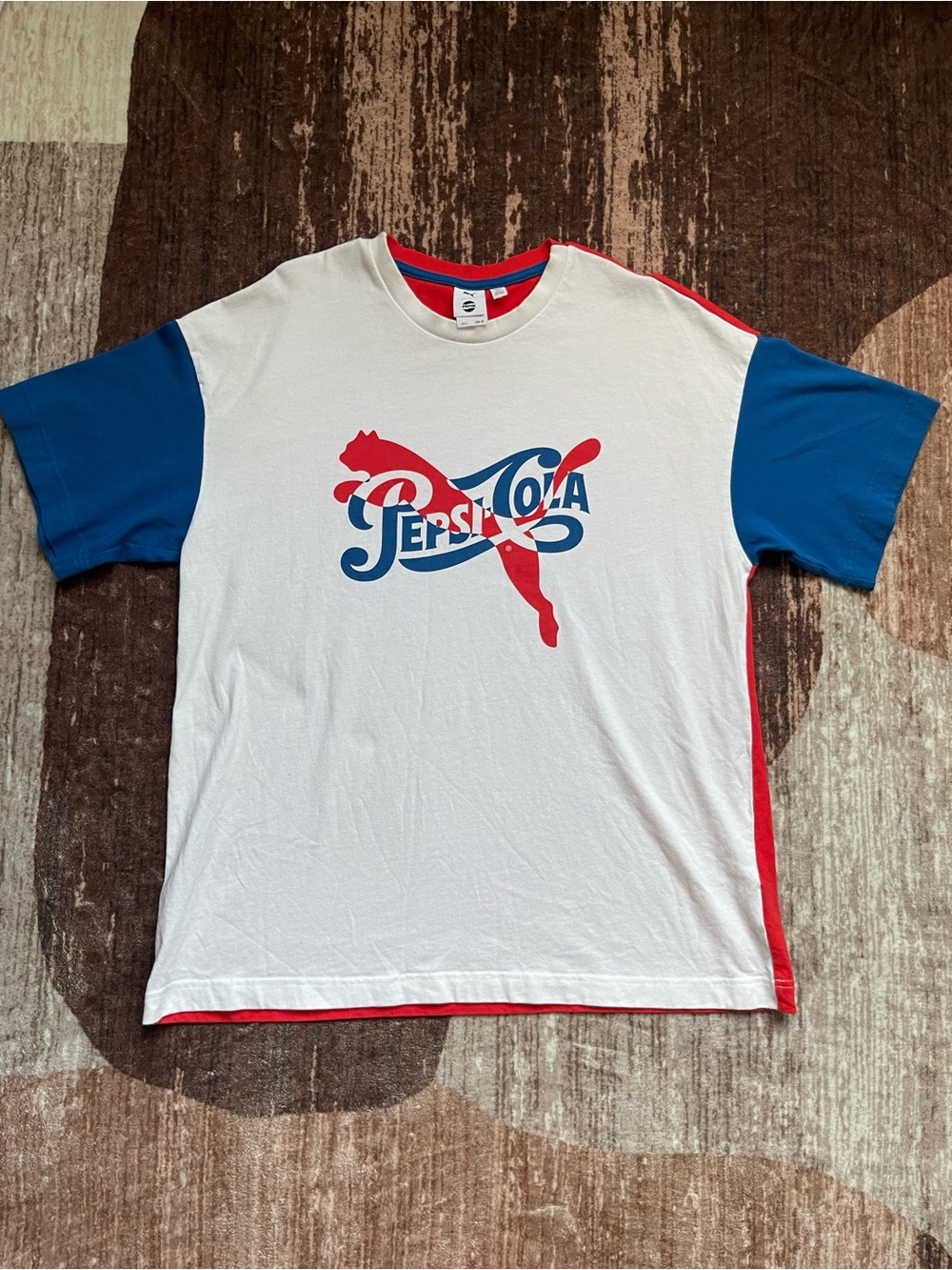 Pepsi x Puma T-shirt with red/blue Pepsi logo